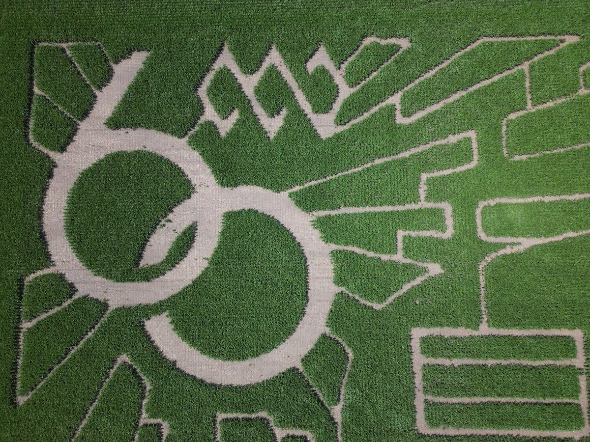 The corn maze is all decked out for Triple E's 60th anniversary! We may be biased, but we think it's our best design yet... it's free, it's fun, and it's open this Friday July, 18th! 

#cornmaze #celebrate #communitybuilder