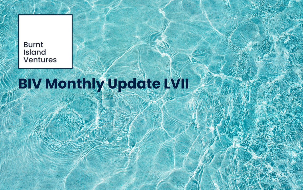 BurntIslandVC's tweet image. A very happy July to you from all of us at BIV. Please find the Monthly Update LVII below. Another boring month. Huge thanks to the whole team for a mammoth effort during the summer sprint.
Thanks as ever for reading. Here if we can help.
Our Monthly Update:…