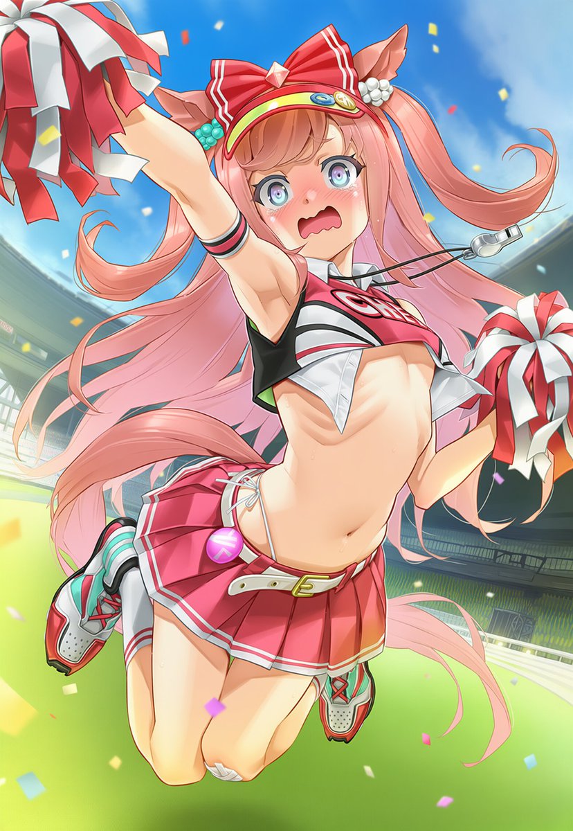 ride_on_someone's tweet photo. 「えぇぇぇ！？私がチアリーディングですとぉ！？」 https://t.co/5JQZhEsTj2