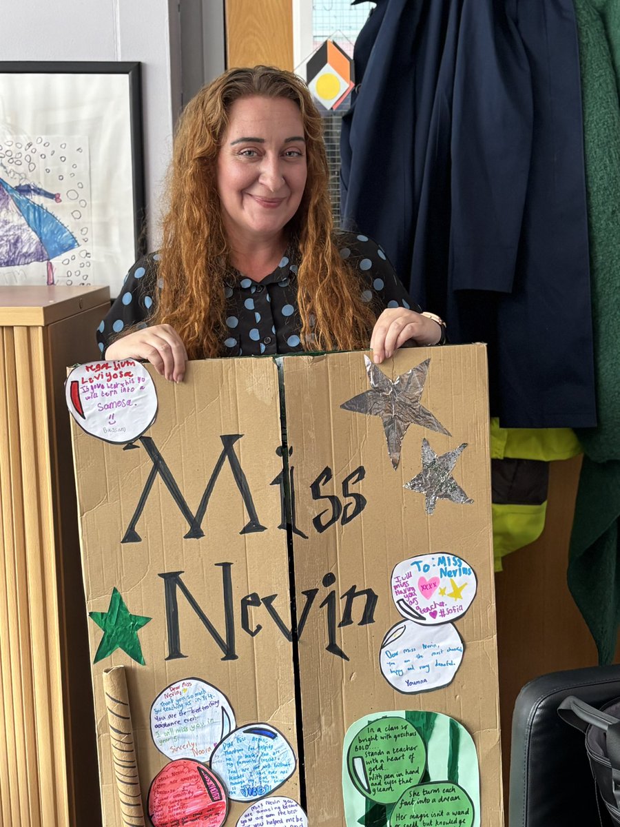 StMarysMossSide's tweet image. When children appreciate the people who help them be the best 💕💕 shout out to Ms Nevin 💕💕