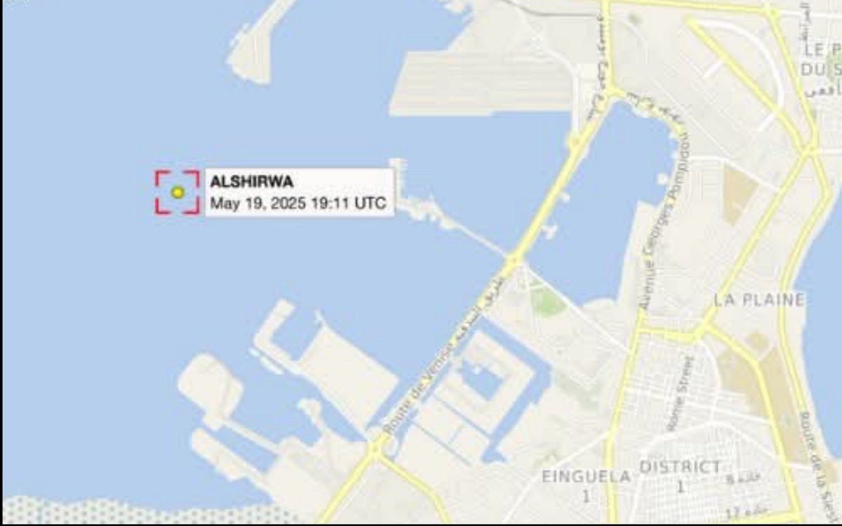 .🔴متابعات القبض على سفينة محملة بـ750طن اسلحة في #البحر_الأحمر 

ثريد طويل..... فضلا تابعوه 

وفق لنتائج البحث في أداوات تتبع السفن vesselfinder وvesseltracker و marinetraffic وغيرها تبين ان السفينة التي ضبطت تحمل الاسلحة معلومات النداء الخاصة بها هي MMSI: 461182245 

يتبع....