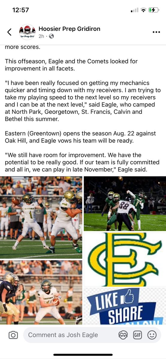 Thanks to Hoosier Prep Gridiron for the write up!  Ready to get started! <a href="/xfactorQB/">Anthony Morelli: X-Factor QB Academy</a> <a href="/DerekBertrand15/">Derek Bertrand(DeBree Football)</a>
