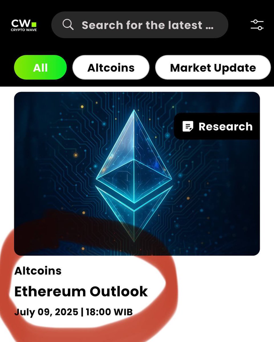 GabRey99's tweet image. Kita post ethereum outlook di @cryptowaveid 9 juli.
Kita sudah ungkap institusi beli terus and today ethereum pump.
As usual, sudah kita ungkep 🤭