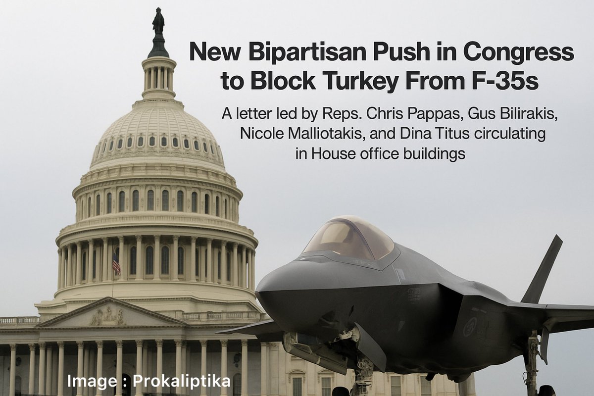 Συγχαρητήρια στην ομογένεια ✅

Νέα διακομματική πρωτοβουλία στο Κογκρέσο για να αποκλειστεί η Τουρκία από τα F-35
<a href="/lenaargiri/">Lena Argiri</a> 

kathimerini.gr/politics/forei…