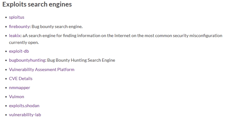 onlineosint's tweet image. Exploits search engines
osint.link/#Exploit 
#OSINT #Exploit #Search #SearchEngine