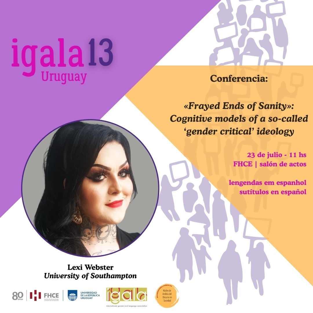 FHCE_Udelar's tweet photo. 🗨️ 𝟏𝟑.ª 𝐞𝐝𝐢𝐜𝐢𝐨́𝐧 𝐝𝐞 𝐥𝐚 𝐂𝐨𝐧𝐟𝐞𝐫𝐞𝐧𝐜𝐢𝐚 𝐈𝐆𝐀𝐋𝐀: Repensando los géneros, las sexualidades y los activismos (g)locales

🗓️ 23 al 25 de julio
📍 FHCE

ℹ️Accedé al programa y más información en: https://t.co/9ICnbGkDTG https://t.co/fiuO5zDB0F