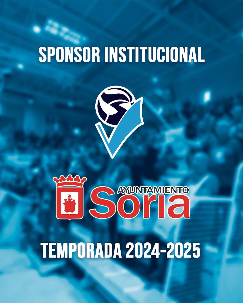🏛️ Gracias, <a href="/Ayto_Soria/">Ayuntamiento de Soria</a> 
Vuestro respaldo es mucho más que un patrocinio: es el empuje que nos permite soñar, competir y crecer.
Gracias por creer en este equipo y en el poder del deporte para llevar el nombre de Soria a lo más alto.
Seguimos construyendo juntos. 🩵💪