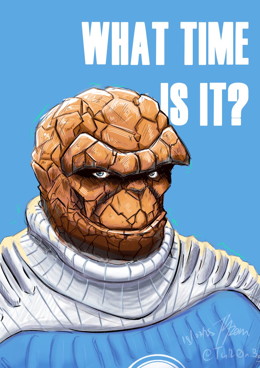 I think he's trying to tell me some... Thing
#marvelstudios 
#comics 
#thething 
#bengrimm
#FantasticFour