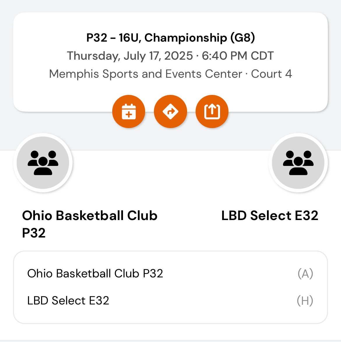 Coaches - Here is my schedule so far for this final live period session. The rest is TBD due to bracket play, come check me out!!
<a href="/OBCBasketball/">Ohio Basketball Club</a> <a href="/p32league/">P32 League</a> <a href="/Revocruit/">Revocruit</a>