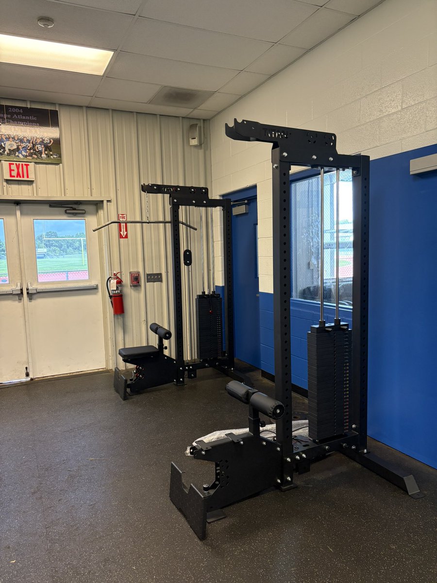 hammontonFB's tweet image. Big shout out to the Hammonton High School All Sports Booster Club!!!  Two brand new multi purpose machines!!!  Can’t thank you enough!!! 
#WinTheDay #WakeUpTheEchoes @HHSdevilsports