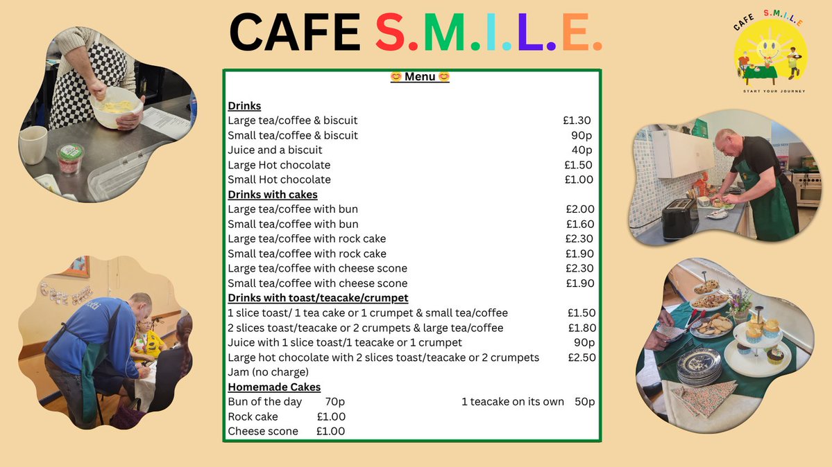 #CaféSMILE is open every Friday 10.00-12.30 at St. Andrew's Methodist Church on 2 Morley Road, (off Beckett Road).

Come and join us for a drink and to meet new people.

Every week @MotherHookers join us, who are a crochet social group.

Everyone is welcome!
