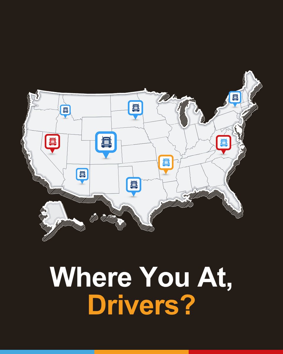 HammerNav's tweet photo. 📍Where are you rolling through today?

 Let’s see all 50 states check in!

#TruckersRollCall https://t.co/ZZoTtpxfTb
