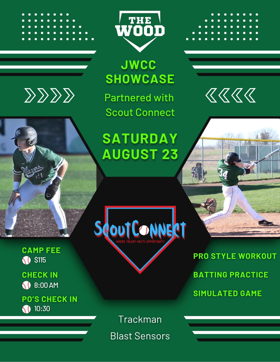 ScoutConnect is partnering with John Wood CC for their college camp on Saturday, August 23rd in Quincy, IL. 

This event will offer participants the opportunity to workout, play in a simulated game, and receive data measurables. 

All info.👇

📝: tinyurl.com/rfcmaw23