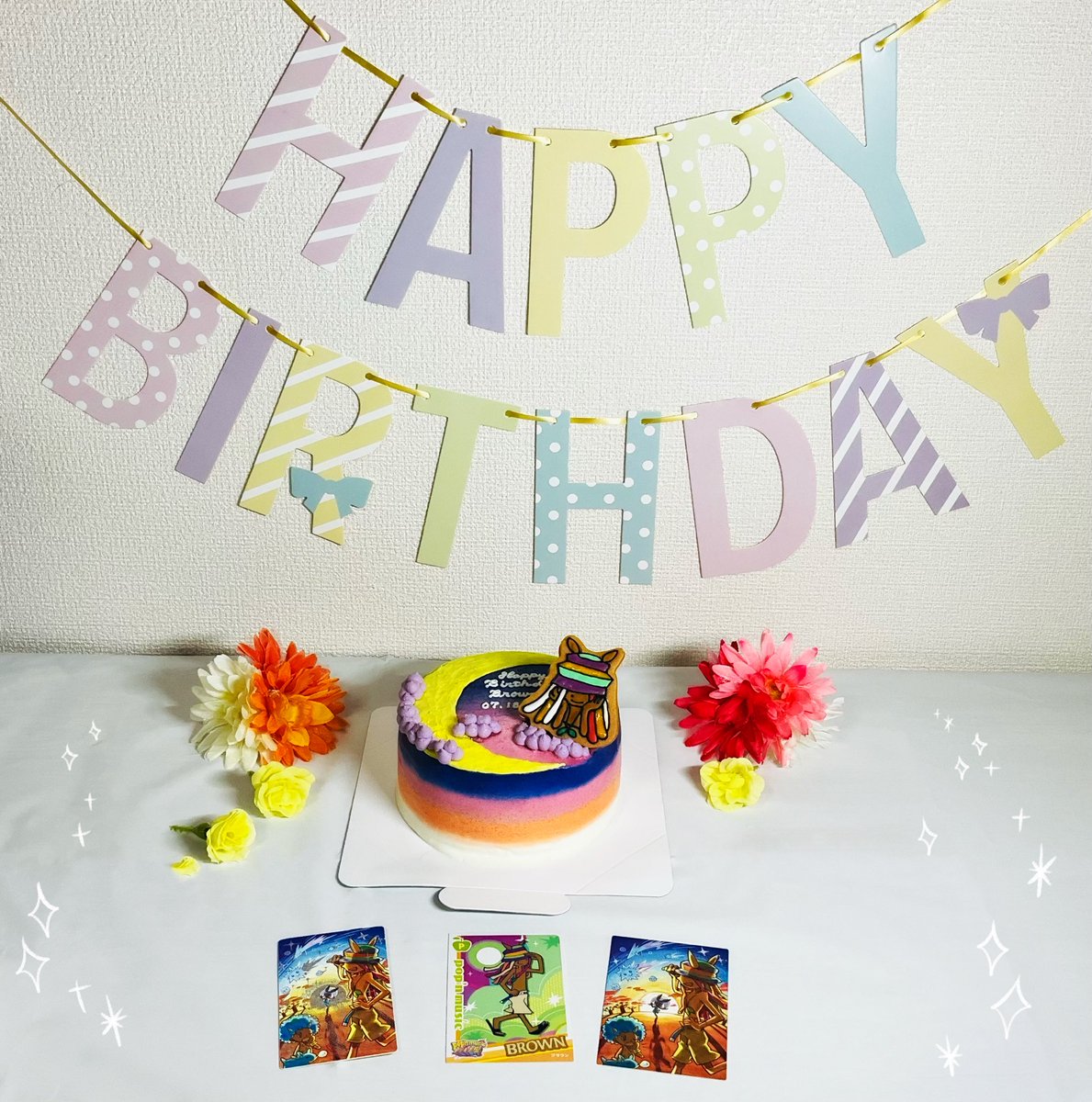 toytoytoybear's tweet image. ブラウンさんのお誕生日ケーキ!!
オーダーして作っていただきました( ˶’ᵕ’˶ )
めちゃすごです…いつかは自分も作れるようになりたいなぁ。
アイシングクッキー食べるのもったいないよーー😭