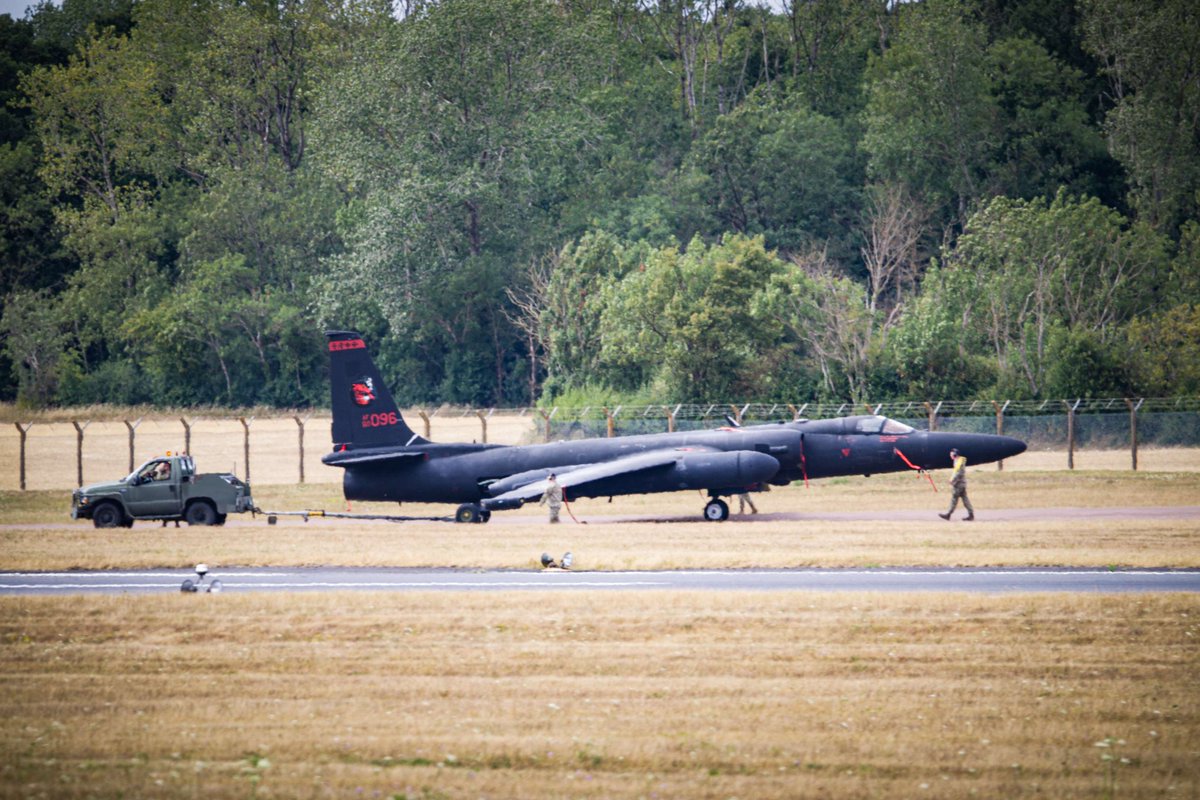 Military Monitoring World (@milmonworld) on Twitter photo Very much a local resident but still one of the most unique aircraft of the <a href="/airtattoo/">Royal International Air Tattoo</a> - the venerable U-2 Spyplane heading for the static display. Hard to believe this 'secret' aircraft is celebrating its 70th anniversary this year! #AvGeek #RadioGeek #RIAT25 Very much a local resident but still one of the most unique aircraft of the <a href="/airtattoo/">Royal International Air Tattoo</a> - the venerable U-2 Spyplane heading for the static display. Hard to believe this 'secret' aircraft is celebrating its 70th anniversary this year! #AvGeek #RadioGeek #RIAT25