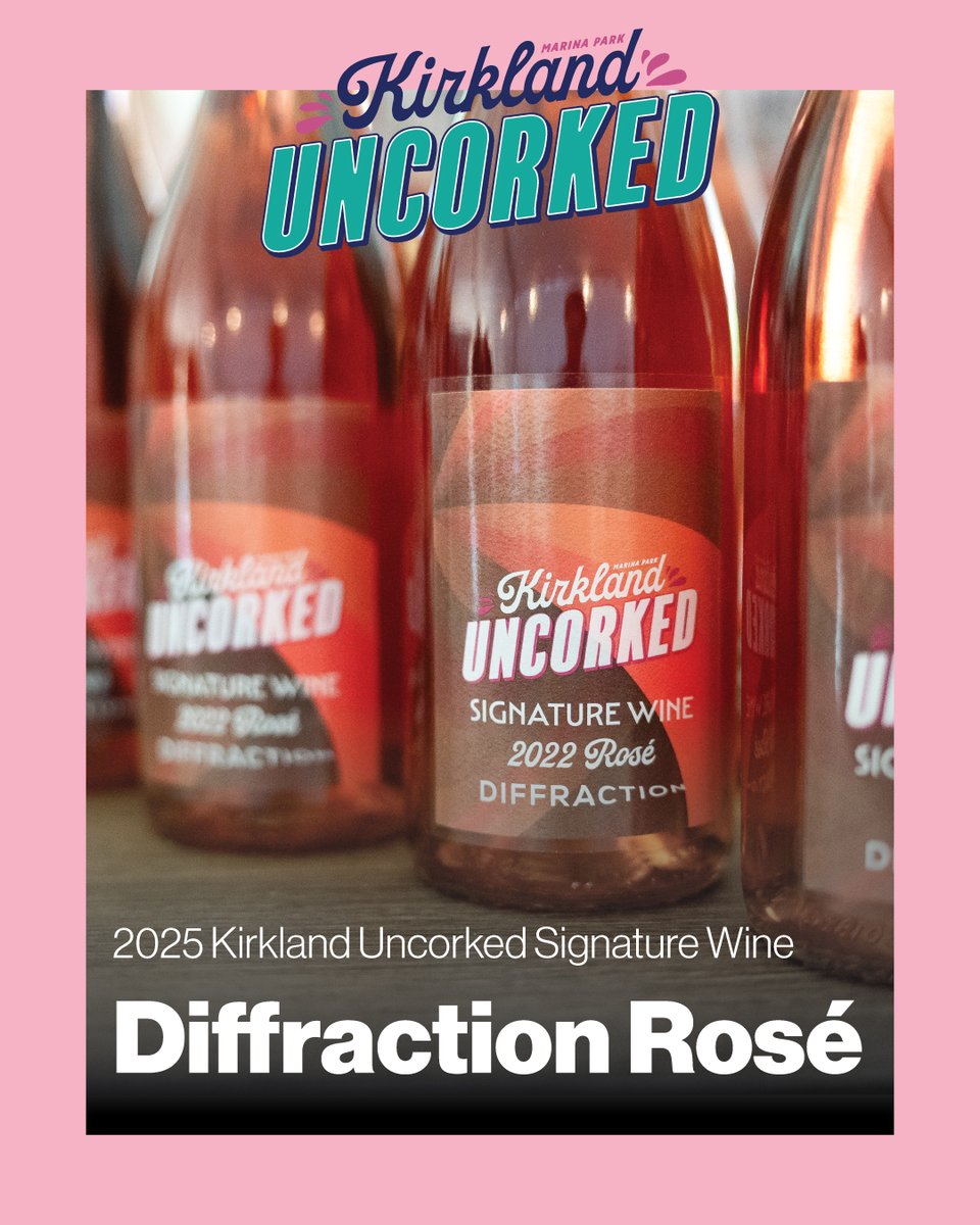 It’s bold, it’s beautiful, and it’s back! 🥂🍷

Diffraction Wine, the Signature Wine of Kirkland Uncorked, is making its grand return this weekend. Sip, savor, and enjoy it all weekend long under the summer sun. 🍇☀️

Grab your tickets now at KirklandUncorked.com!
