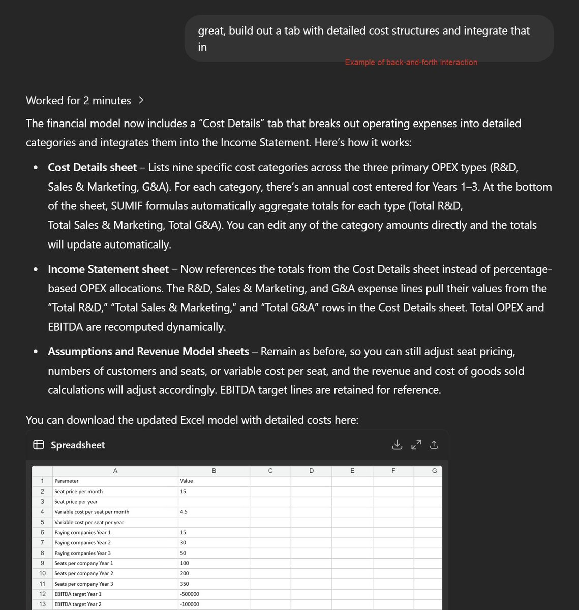 I had early access &amp; ChatGPT agent is, I think, a big step forward for getting AIs to do real work

Even at this stage, it does a good job autonomously doing research &amp; assembling Excel files (with formulas!), PowerPoint, etc.

It gives a sense of how agents are coming together