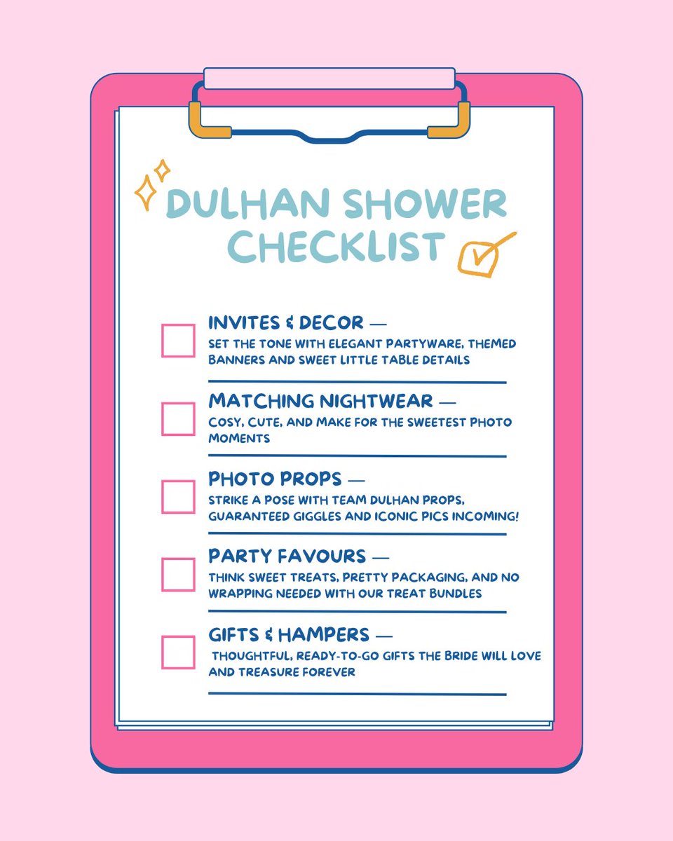 PeacockTrade's tweet image. From pretty sashes and matching PJs to party favours that don’t need wrapping (yes please) — everything you need to throw the sweetest pre-wedding celebration is right here 🙌💕✔️

#dulhan #dulhanshower #muslimbride #asianbride