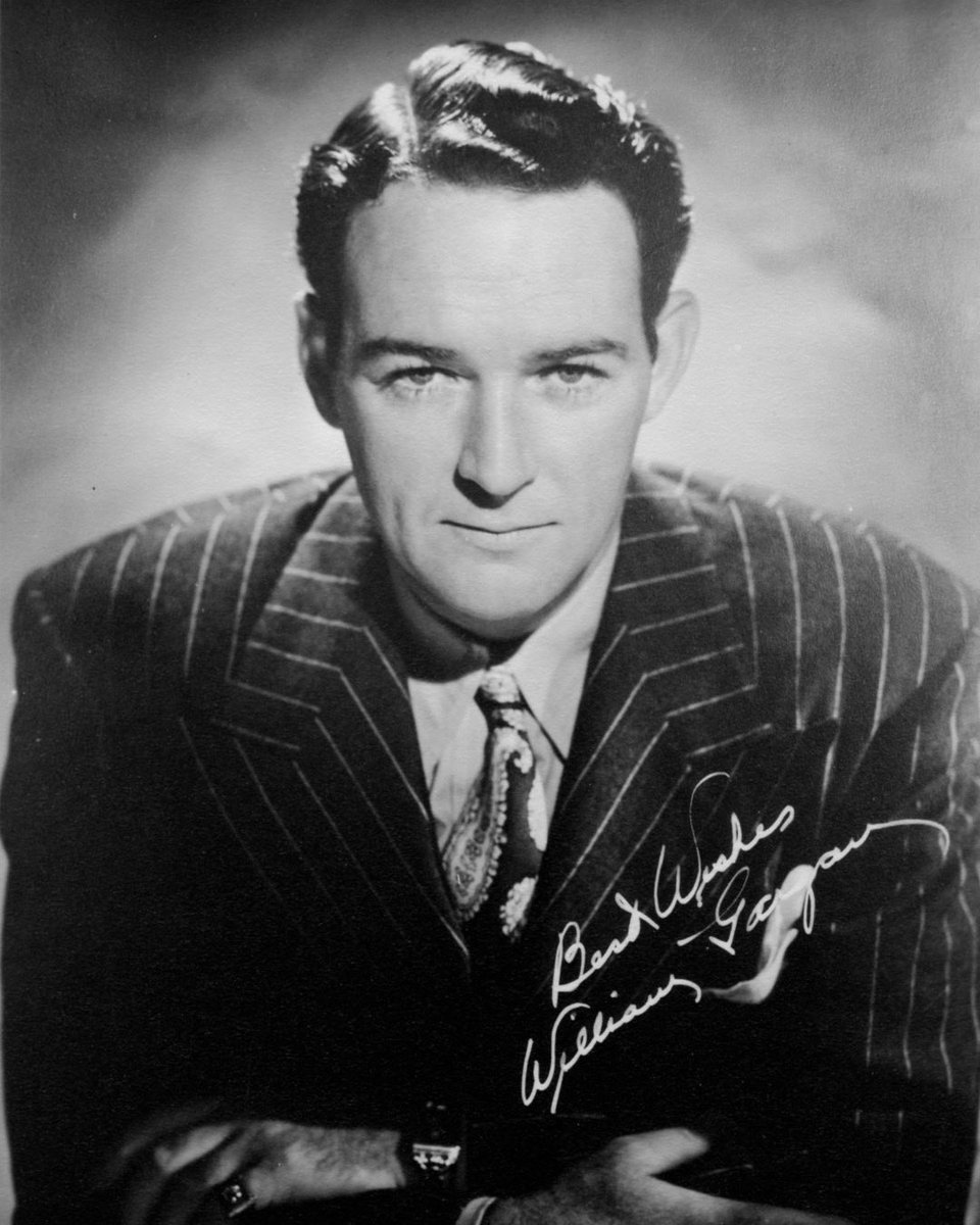 sagaftra's tweet image. The late William Gargan was #BOTD in 1905. A film, TV and radio actor, he may be best remembered for his Academy Award-nominated performance in 'They Knew What They Wanted' He was the 5th recipient of the SAG Life Achievement Award in 1967.
