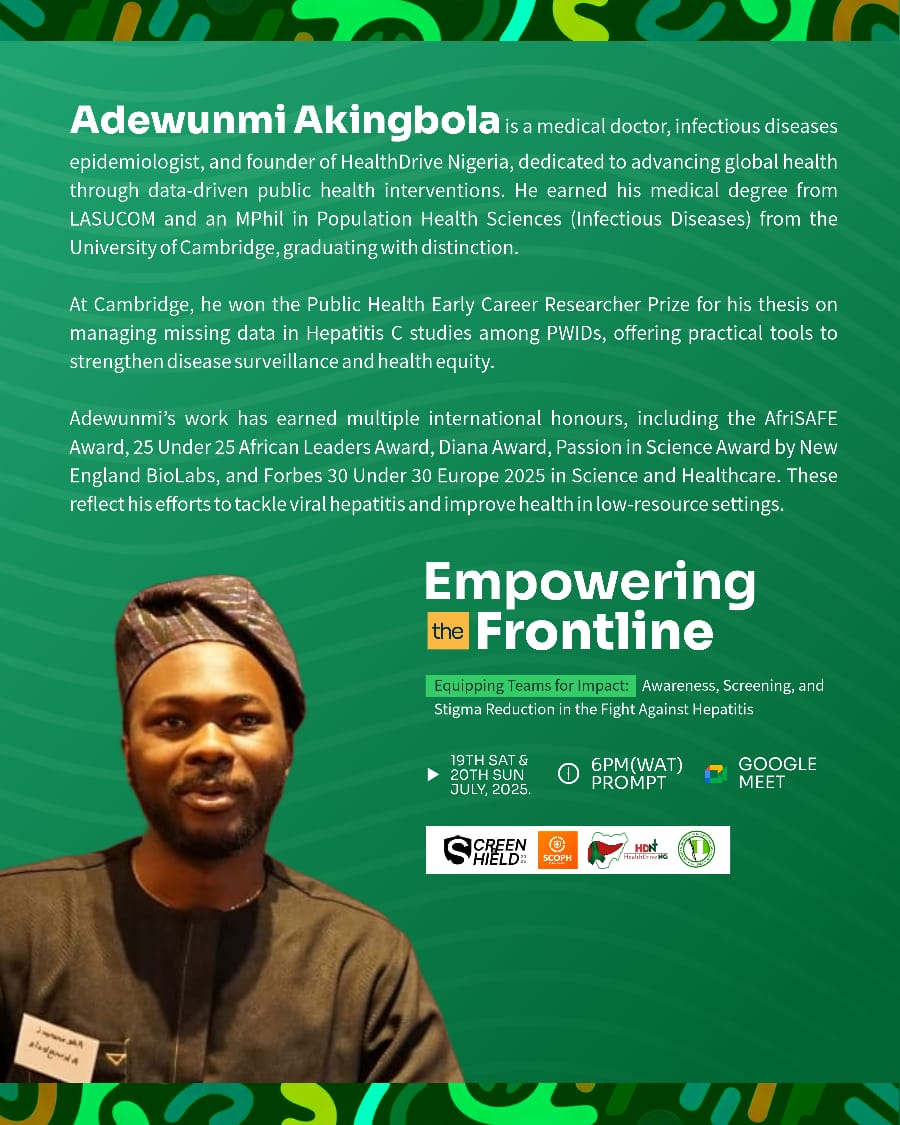 🟢 EMPOWERING THE FRONTLINE 🟢
Equipping Teams for Impact in the Fight Against Hepatitis

✨As a medical student volunteer for World Hepatitis Day 2025, this training is crafted just for you
