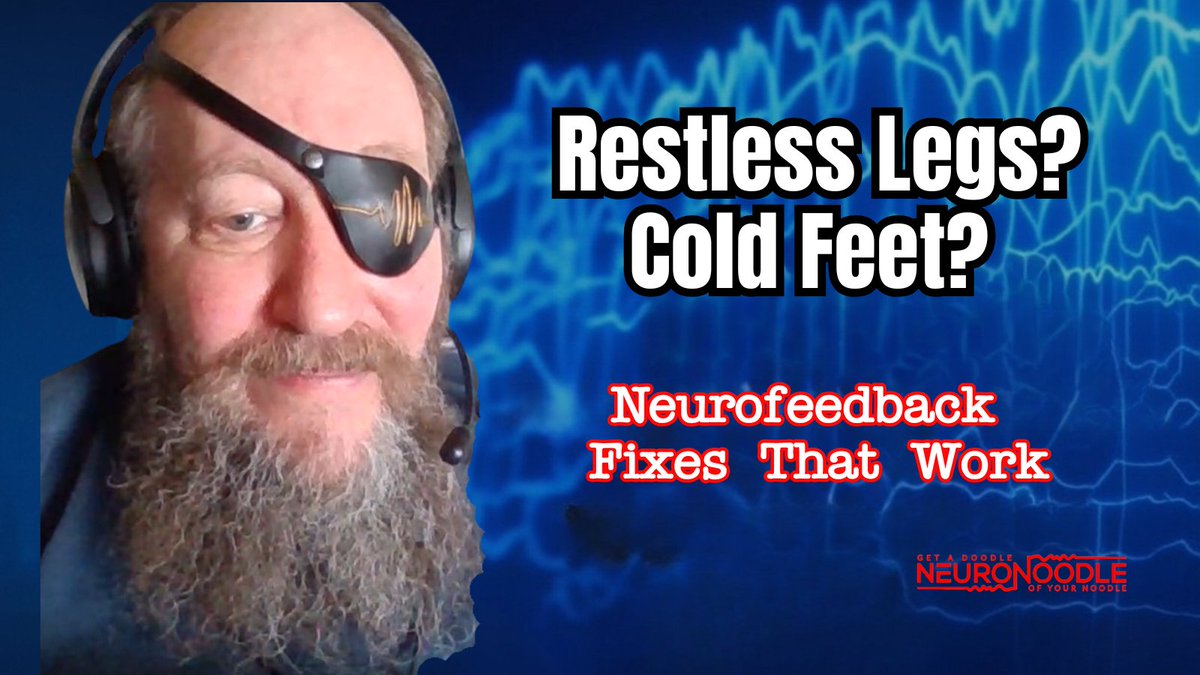 NeuroNoodle (@neuronoodle1) on Twitter photo Restless Legs? Cold Feet? ❄️🦵 
Jay Gunkelman breaks down how SMR & neurofeedback improve circulation, sleep & brain health 🧠
🎧 Watch now: youtu.be/AE5B5hjPNG0?si… 
📅 Live Q&A every Wed 6PM CST!
#Neurofeedback #SMR #JayGunkelman #Mental... Restless Legs? Cold Feet? ❄️🦵 
Jay Gunkelman breaks down how SMR & neurofeedback improve circulation, sleep & brain health 🧠
🎧 Watch now: youtu.be/AE5B5hjPNG0?si… 
📅 Live Q&A every Wed 6PM CST!
#Neurofeedback #SMR #JayGunkelman #Mental...