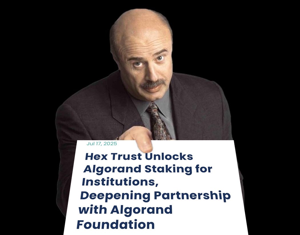 JHoleCreates's tweet image. BREAKING: @Hex_Trust now offers institutional access to Algorand Staking Rewards.
Hex Trust is a fully-licensed and insured provider of bank-grade custody for digital assets.