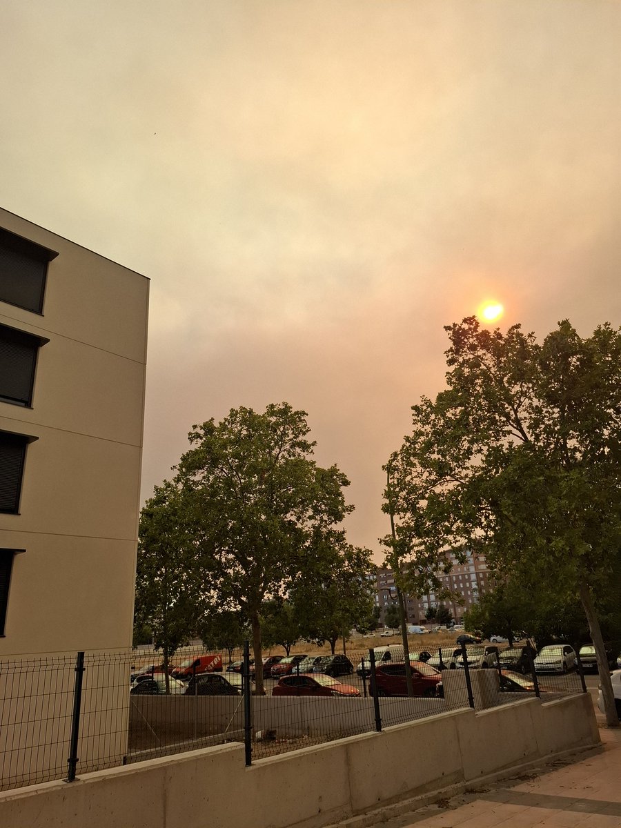 El incendio de Méntrida bien se nota ya en Móstoles