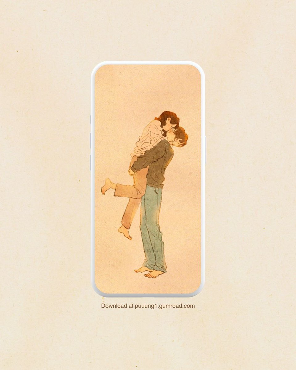 puuung1's tweet image. You jumped into my arms, and everything else disappeared.
Available as wallpaper on puuung1.gumroad.com