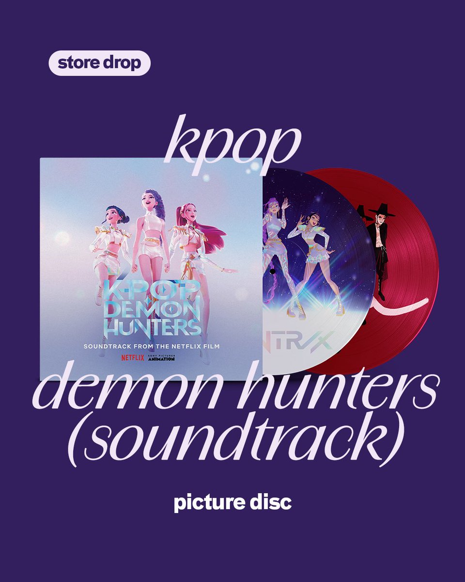 RepublicRecords's tweet image. listening to the #kpopdemonhunters soundtrack on repeat? grab yourself a physical copy here! shop.republicrecords.com/pages/kpop-dem…
