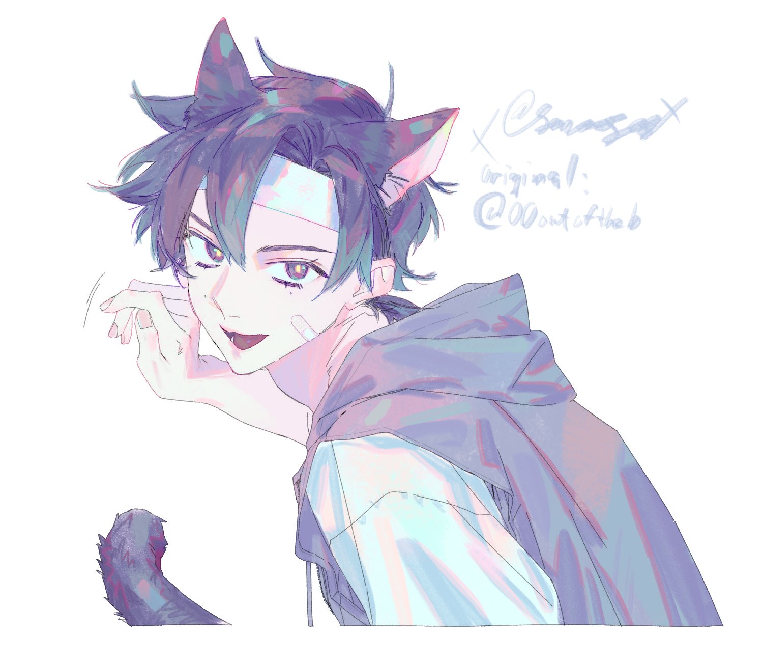 絵描きhiro C「眼差し、そして願い」 Eric Varian | There's nothing I cannot cut. 俺に切れないもの