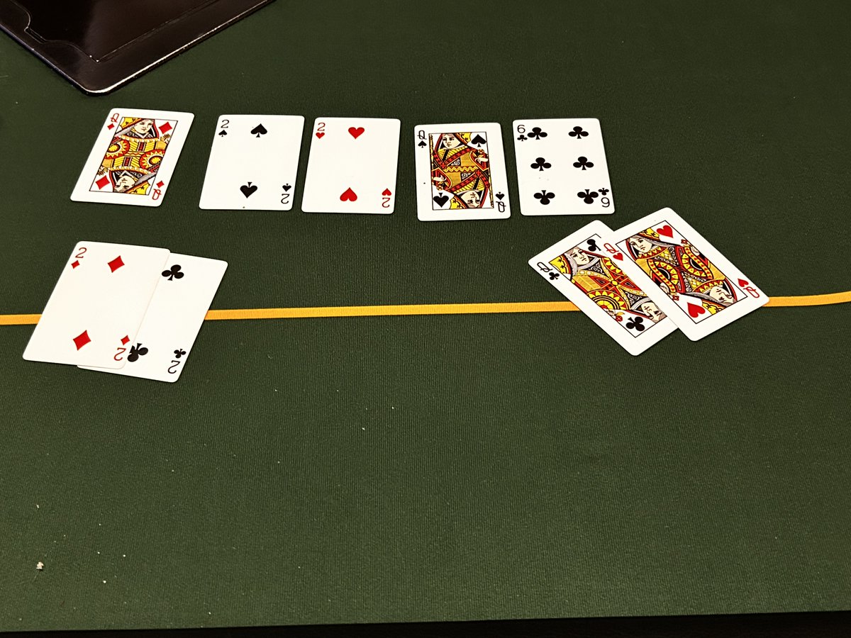 ⚠️THE $75,689.20 BAD BEAT #JACKPOT HAS HIT ⚠️'

🎉 Congratulations to all of our lucky winners - the Losing Hand won $30,278.20, the Winning Hand won $22,706.00, and the remaining five players each won a Table Share of $4,541.00!

Gambling problem? Call 1-800-Gambler.