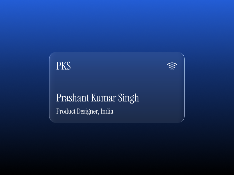 prashantworkss's tweet photo. Figma just dropped native glassmorphism 🌫️ 

Tried a slick ID card concept using new figma glass effect.

Thoughts on the vibe? 📷

#GlassEffect #TouchGlass #FigmaUpdate #FigmaGlassEffect #CardUI https://t.co/7xMVcC5Qao