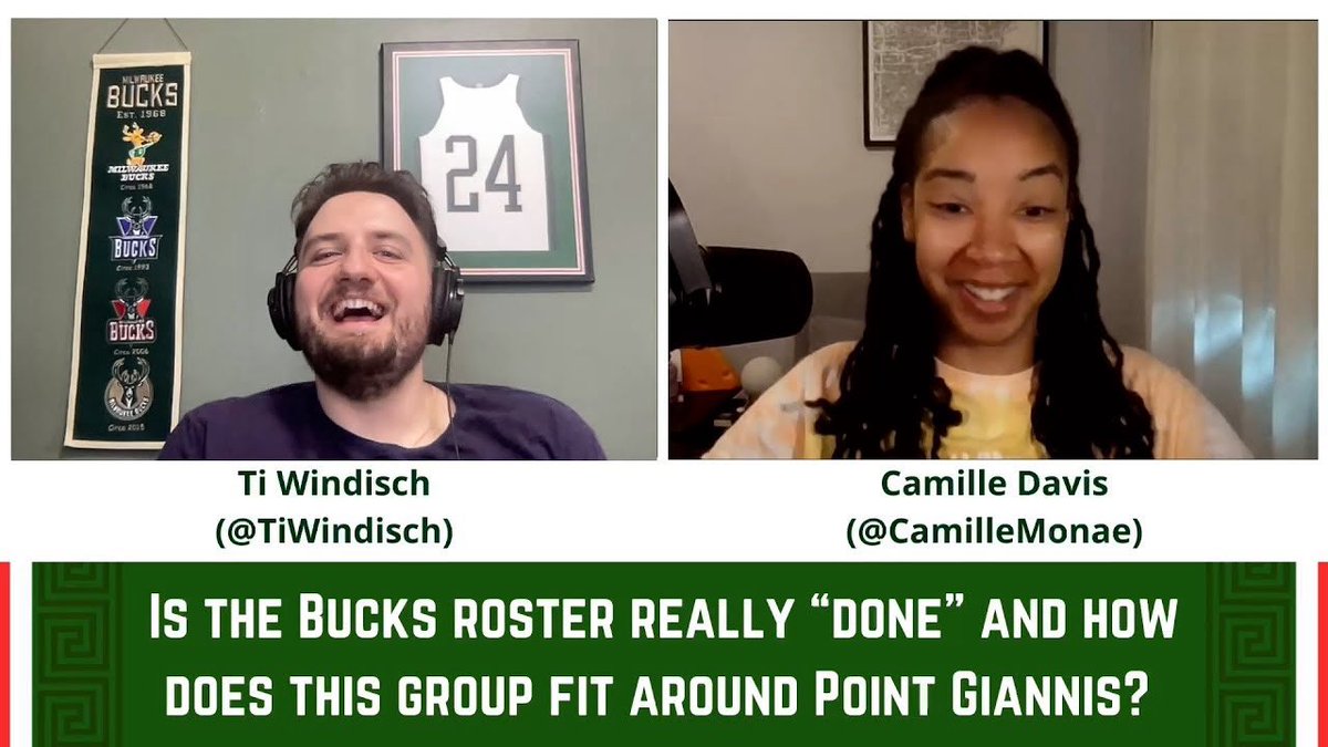 New <a href="/GyroStepPodcast/">Gyro Step</a>! 

The great <a href="/CamilleMonae/">Camille Davis</a> joined me for a BIG Bucks discussion on if the roster is “done”, the best rotation to maximize Point Giannis, Summer League, breakout young Bucks and more. It was a blast.

Links below 👇🏻