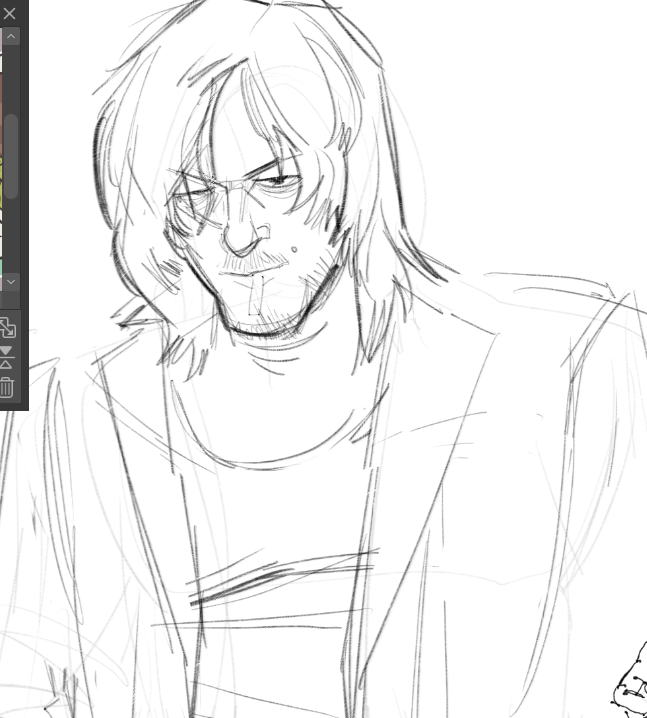 leosburgers7's tweet image. drew this a week ago can not keep a straight face while looking at him. will never finish this i am weak