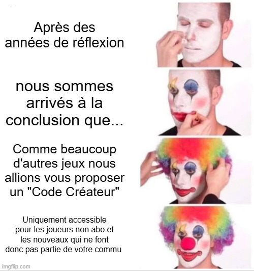 boolichemenalt1's tweet photo. J'en ai vu de la " poudre au yeux " mais là on tien quelque chose gros... Franchement Chapeau de faire passé ça pour un bonus au créateurs...

C'est vraiment histoire de dire qu'ils ont fait ça mais dans le fond autant se faire pisser au cul
#CodeCreateur #Ankama #DOFUS https://t.co/tPsoqH8wsm