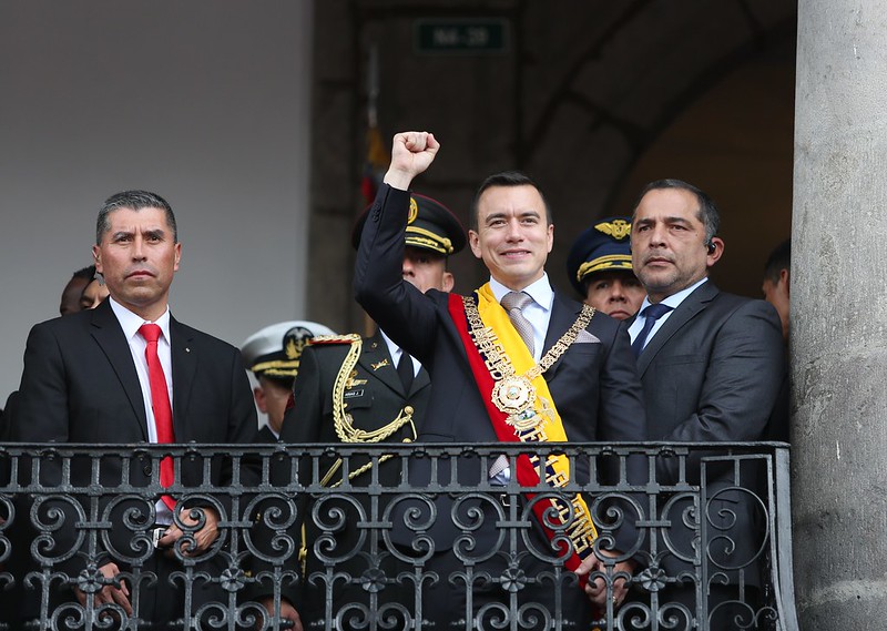 LeRubicon_org's tweet image. « À l’échelle régionale, la réélection de Daniel Noboa a d’abord trouvé un écho dans les chancelleries latinoaméricaines, du côté des États limitrophes, mais aussi dans l’ensemble du système latinoaméricain, impliquant d’ailleurs les États-Unis. »
Retrouvez l'analyse de François…