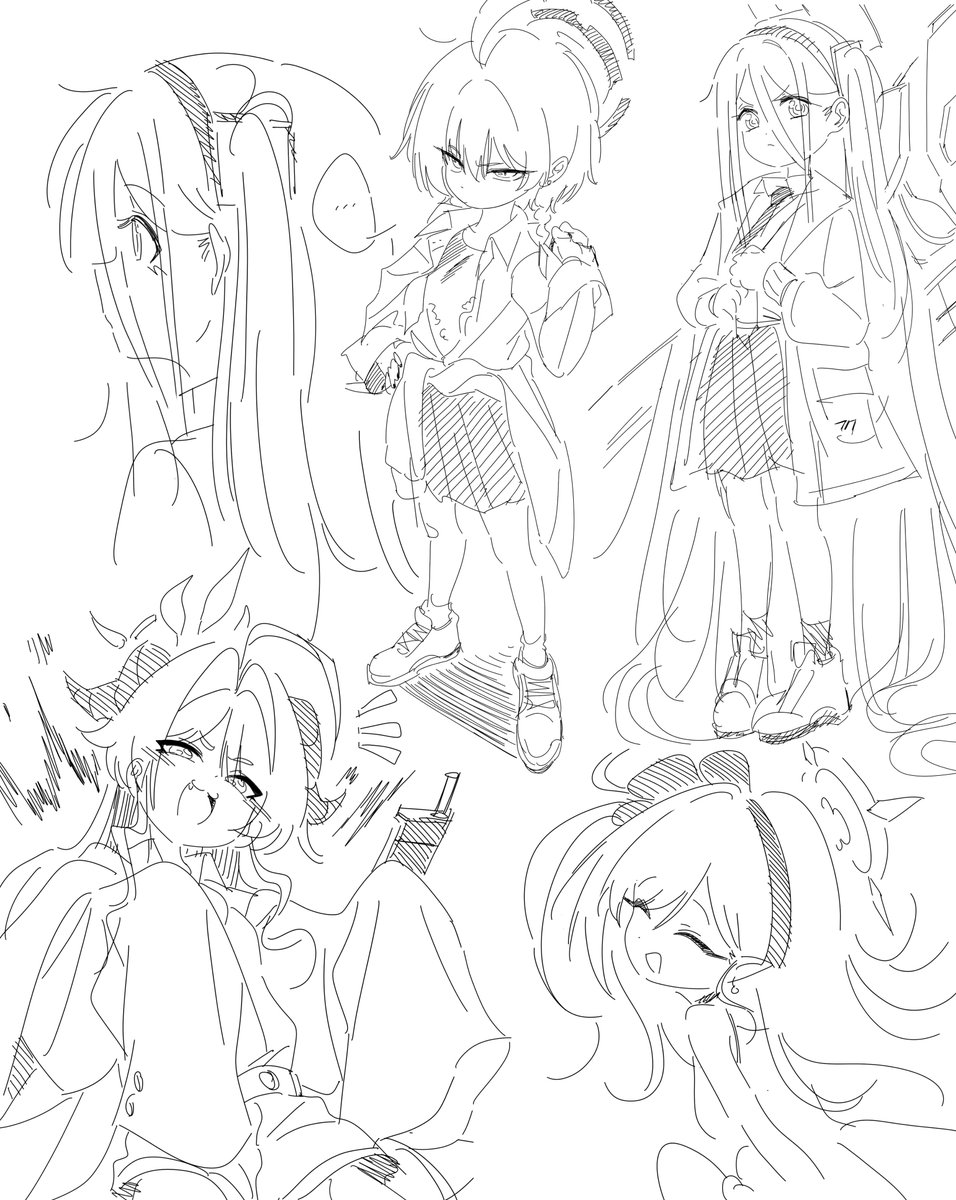 #ブルーアーカイブ一 
#BlueArchive
rkgk