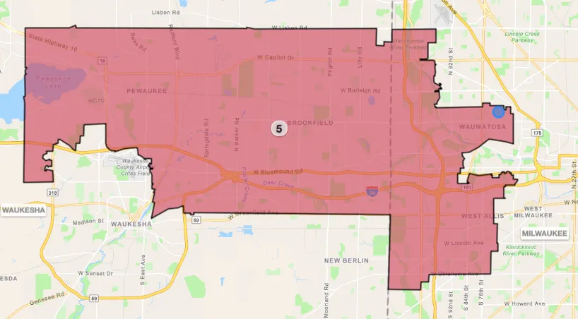 DanRShafer's tweet photo. Just announced: State Rep. Robyn Vining is running for State Senate in District 5. 

District 5, in Milwaukee's western suburbs, is currently represented by Republican Rob Hutton. 

In the 2024 election, this was a Harris+6 and Baldwin+5 district. https://t.co/vis6VvlGJw
