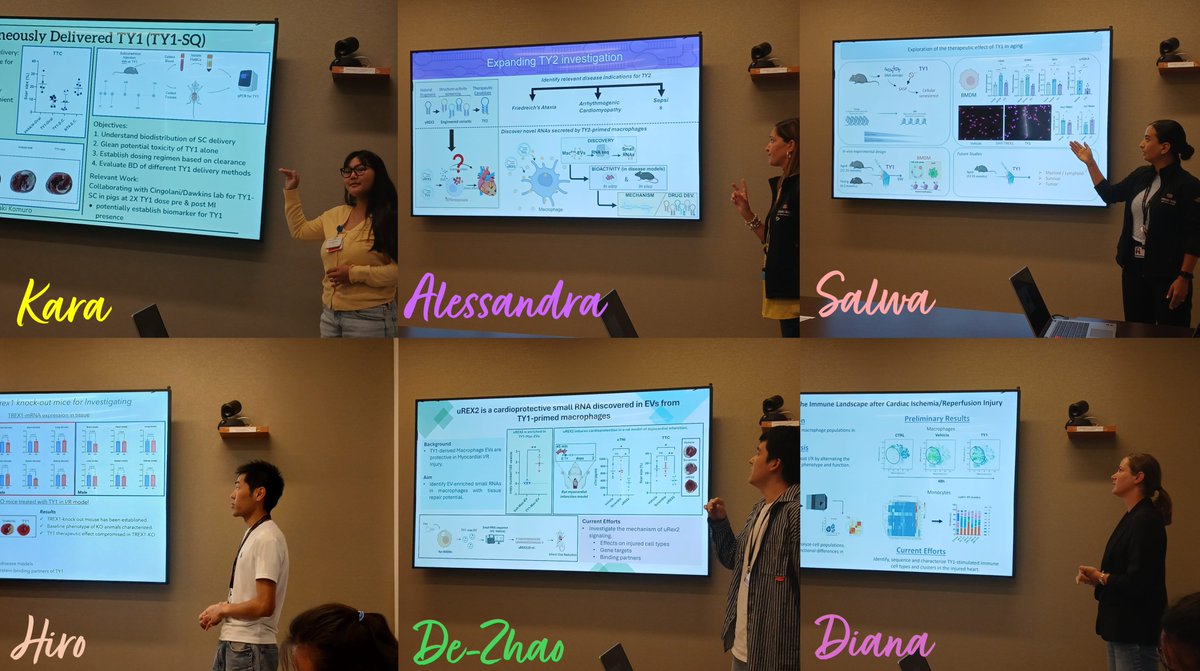 TheIbrahimLab's tweet image. Stellar job by my team today showcasing our work at @marbanlab Elevator Pitch Day! @AleCiulloPhD @soussi_salwa @DianaKitka97344 @kara_tsi