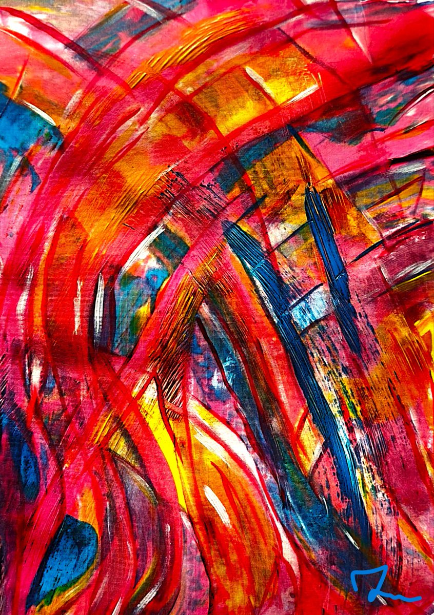 The33ZuZa's tweet photo. 🎨 This is no ordinary painting.
It’s a frozen STORM — captured in color, emotion, and chaos.
🔥 Look closer… and listen to what hides beneath the layers.
Some storms are written in destiny.
#EmotionsInArt #AbstractArt #IntuitivePainting #StormWithin #FateHasAPlan #TheZuZa https://t.co/zcoDWYseDE