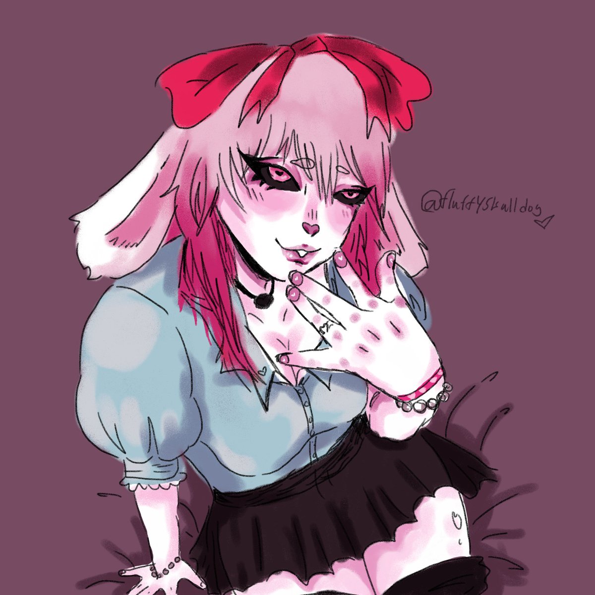 I kinda wanna just doodle more people's OCs im bored lol ( *・ω・)ノ

Just like, follow and post your OC in the comments (^з^)-☆ 
Examples: