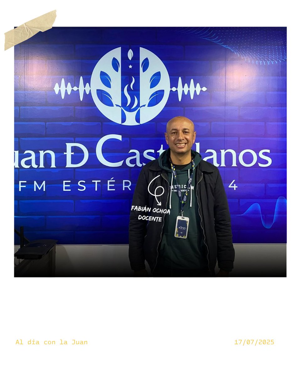 #AldíaconlaJuan 🎤

Más que licenciados o docentes, nuestra #licenciatura forma profesionales con profundo conocimiento en todas las áreas de #educciónfisica #recreación y #deportes 

#Emisora #Radio #Tunja #Boyacá #Universidad