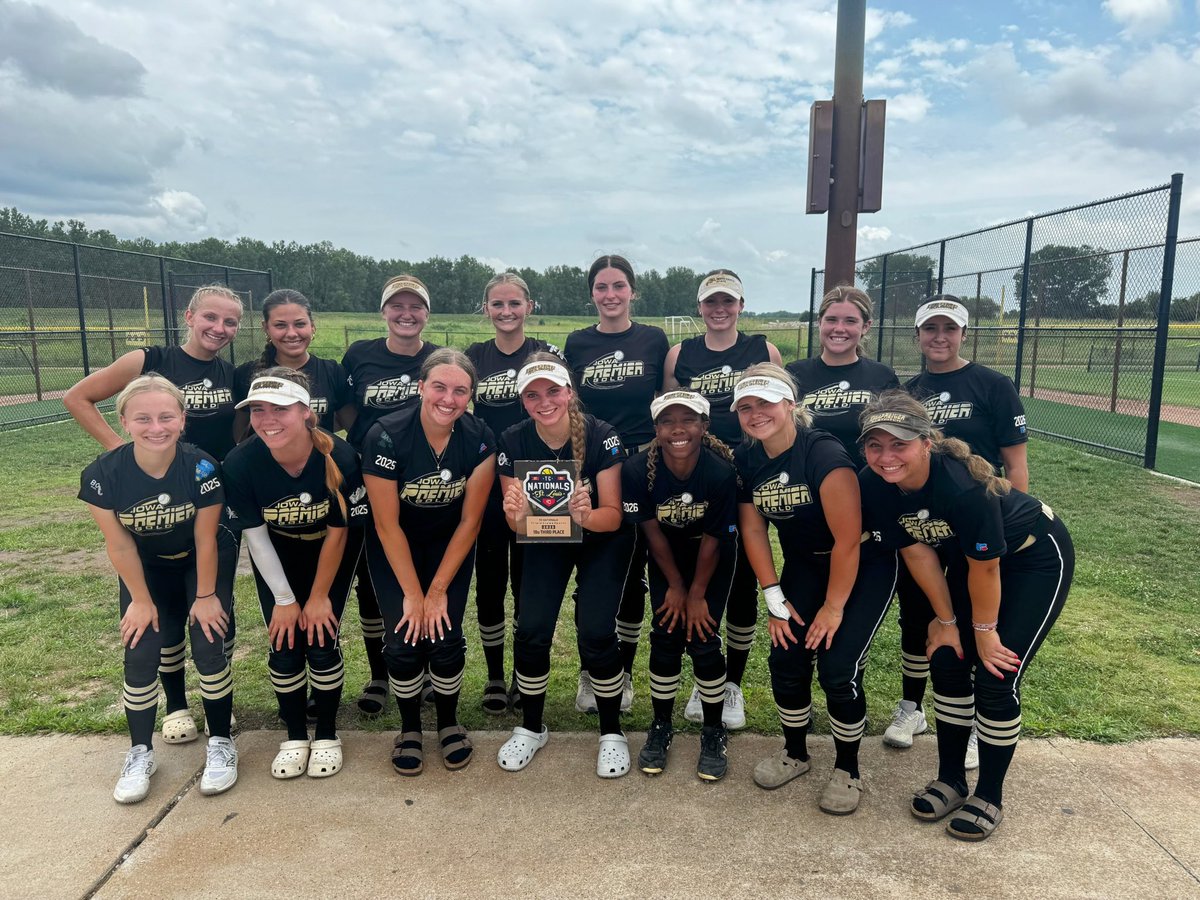 🥎 Iowa Premier 18U National - Anthony/Carroll 🥎 (@iapremier_car) on Twitter photo Proud of this group! Finished 🥉and beat some tough teams and the heat <a href="/TCSFastpitch/">TC Fastpitch</a> Nationals! One more ride next week <a href="/thealliancefp/">The Alliance Fastpitch</a> Nationals! Proud of this group! Finished 🥉and beat some tough teams and the heat <a href="/TCSFastpitch/">TC Fastpitch</a> Nationals! One more ride next week <a href="/thealliancefp/">The Alliance Fastpitch</a> Nationals!