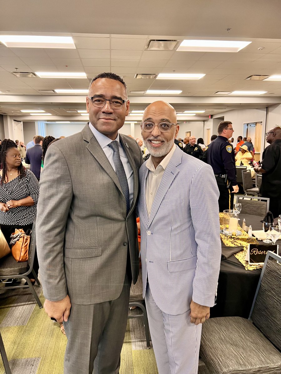 Honored to speak at Chief Hassell’s retirement. As pastor &amp; candidate, I’m grateful for leaders who served not for applause, but for impact. His legacy reminds us: public safety works best when built on trust. #UntilAllThrive #RockyMount