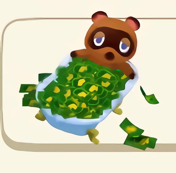 angrycoconutt's tweet image. "i asked grok" "i asked chatgpt" well i asked tom nook and now i owe him 5 million bells