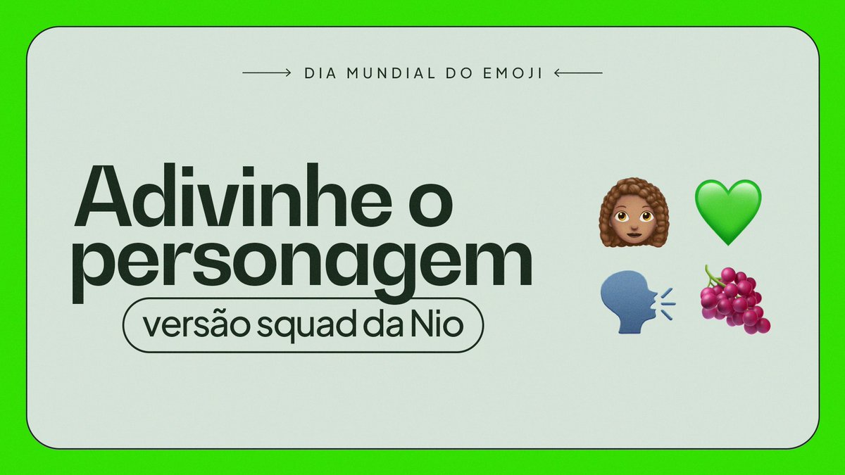 NioInternet's tweet image. UAAAAARR, já descobriu quem é? Coloca aqui 👇
