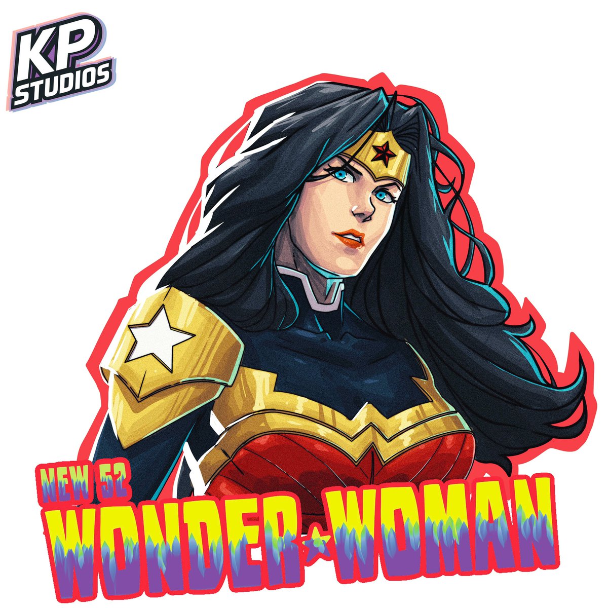 Clem_san08's tweet image. Wonder Woman portrait 🌺