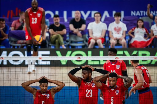 🏐🇨🇺🇵🇱¡Agradable sorpresa en la Liga de Naciones de Voleibol! 

#Cuba derrotó 3-1 a #Polonia !!!!