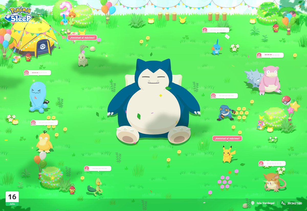 engardrs's tweet photo. Va muy bien la semana durmiendo lo necesario y llegando muchos pokemones  #PokemonSleep2nd! #PokemonSleep https://t.co/5QhwyJ6LYr