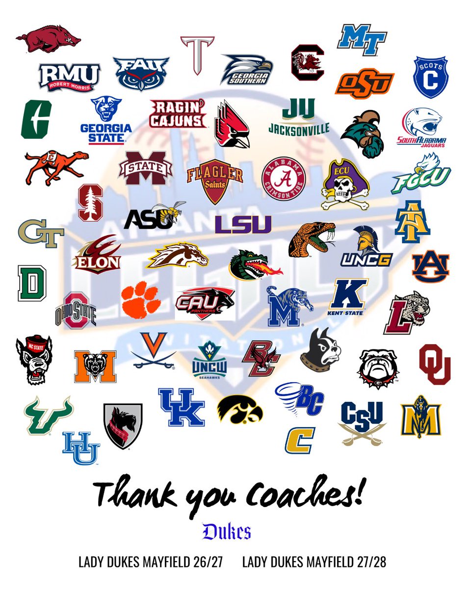 Lady Dukes Mayfield (@dukes16unat) on Twitter photo We would like to thank all the coaches that stopped by to watch our 26/27 & 27/28 teams compete at <a href="/AtlLegacyInvite/">Atlanta Legacy Invitational</a> and <a href="/legacyshowcase1/">Atlanta Legacy Showcase</a>. Our 26/27 invite you all to watch us one more time this summer <a href="/PGFnetwork/">PGF</a> starts Saturday! We would like to thank all the coaches that stopped by to watch our 26/27 & 27/28 teams compete at <a href="/AtlLegacyInvite/">Atlanta Legacy Invitational</a> and <a href="/legacyshowcase1/">Atlanta Legacy Showcase</a>. Our 26/27 invite you all to watch us one more time this summer <a href="/PGFnetwork/">PGF</a> starts Saturday!